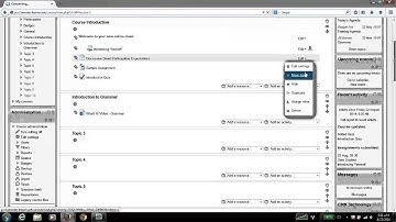 Moodle 2.6: Adding Labels