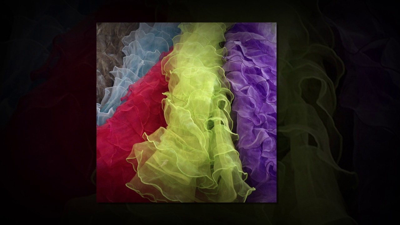 Different types of Organza Fabric and its usage YouTube