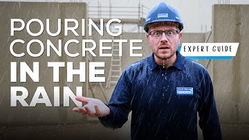 A Guide To Pouring Concrete In The Rain - How To Protect Your Construction Project