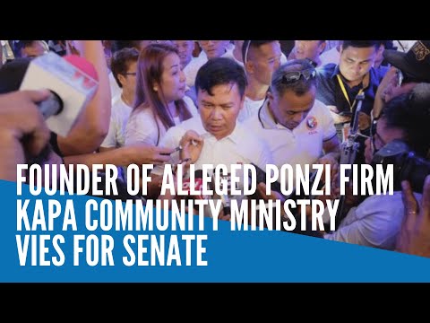 Founder of alleged Ponzi firm Kapa Community Ministry vies for Senate