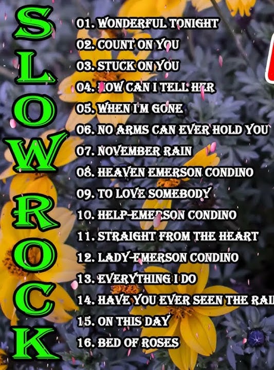 Nonstop Slow Rock Medley 💖💖 Best Lumang Tugtugin 💌💌💌 Emerson Condino Nonstop Collection 2023💝