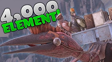 4,000 ELE SKY BASE LOOT!!! - Ark Duo Small Tribes Official - Ep4
