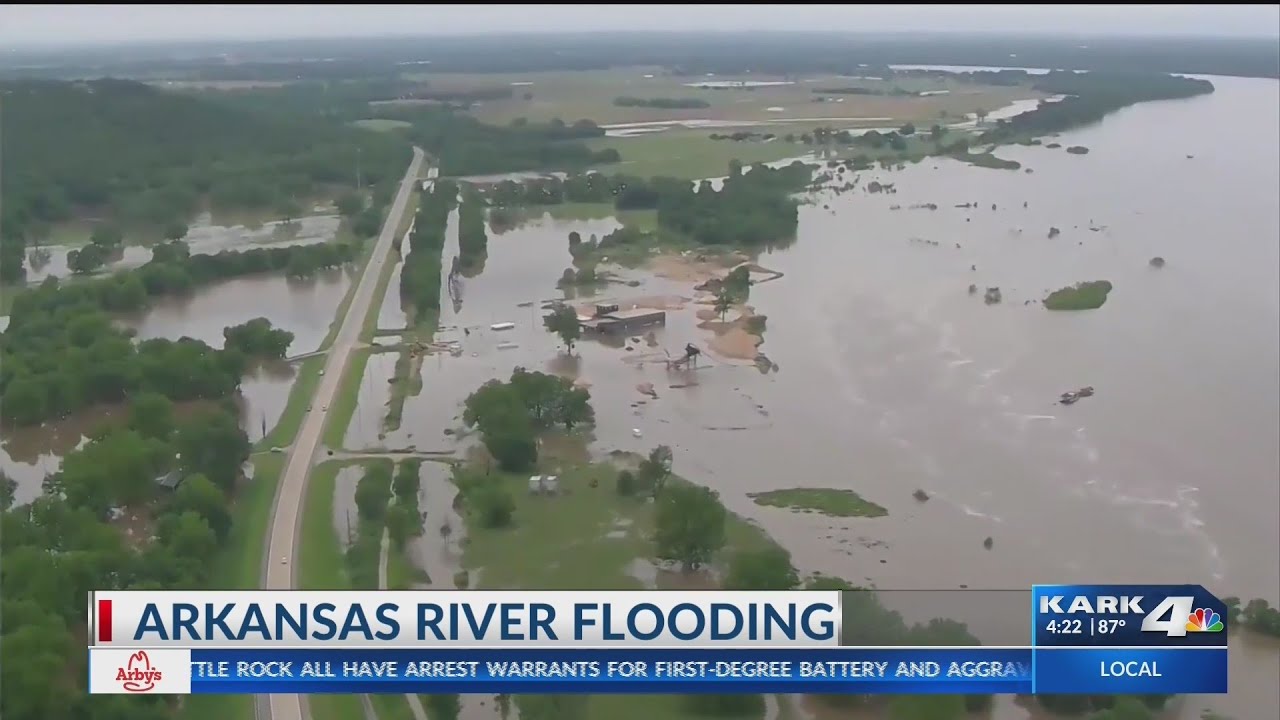 Flooding expected along Arkansas River due to recent heavy rain - YouTube
