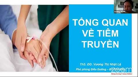 Dung dịch tiêm truyền là gì