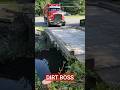 Crazy Truck Driver attempts a sketchy Bridge loaded #shorts #dirtboss