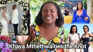 Khaya Mthethwa ties the knot with KZN baddie| Influencer that was Rude in Person