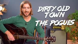 Video thumbnail of "Play Dirty Old Town (Pogues version) with easy chords!"