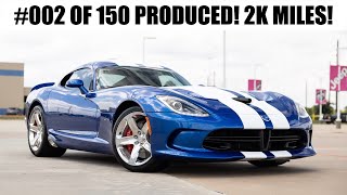 2013 Dodge Viper GTS Launch Edition | #002 of 150 Produced