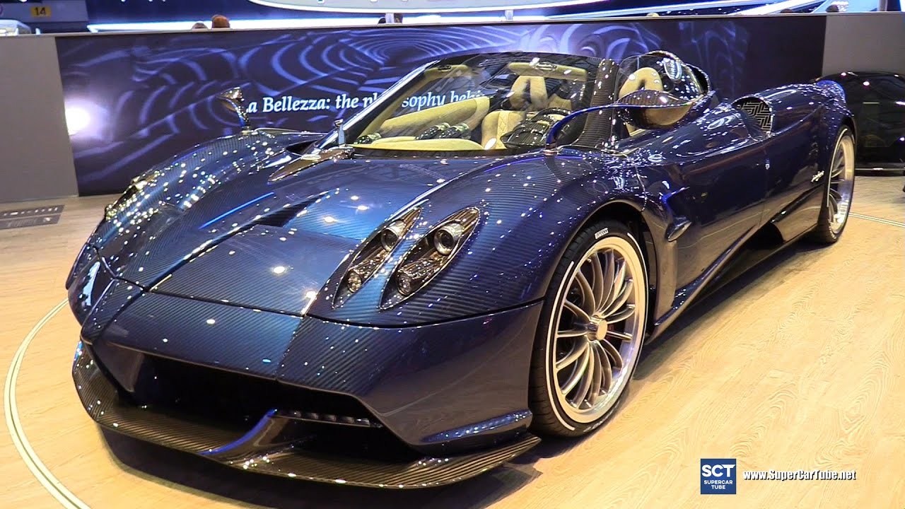 2018 Pagani Huayra Roadster Exterior Interior Walkaround Debut 2017 Geneva Motor Show