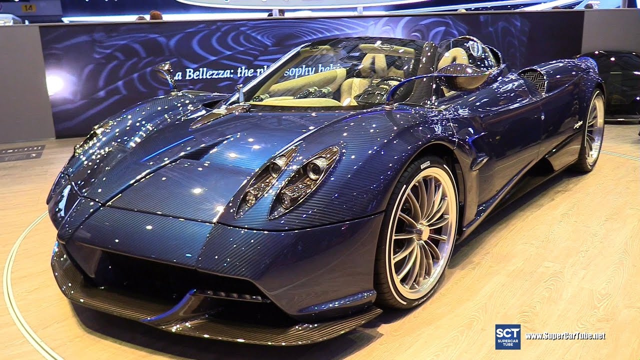 2018 Pagani Huayra Roadster Exterior Interior Walkaround Debut 2017 Geneva Motor Show