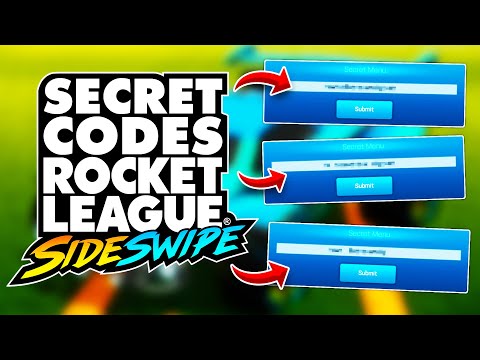 All SECRET CODES In Rocket League SIDESWIPE