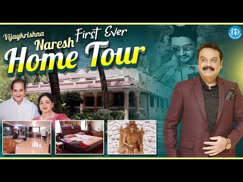 Actor Vijaykrishna Naresh Home Tour with Harshini | iDream Media - IDREAMMOVIES