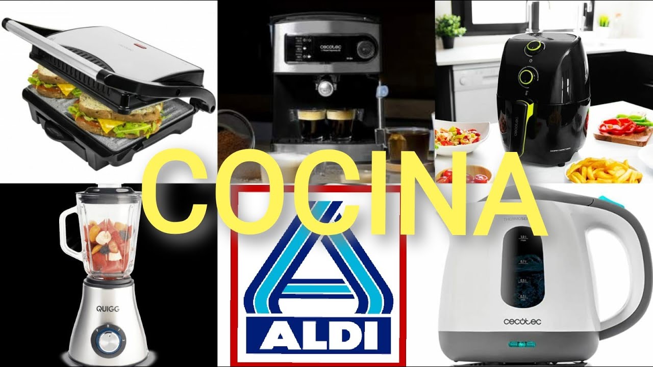 ALDI😲BAZAR😲NOVEDADES👍ELECTRODOMÉSTICOS👍CECOTEC👍TODO😲COCINAS😜FREIDORA😲AIRE👍CALIENTE😜PARRILLA😜GRILL👍😜😘  - YouTube