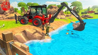 Heavy Excavator Construction Simulator Virtual Village | Bulldozer Games 2019 | Android GamePlay FHD screenshot 4