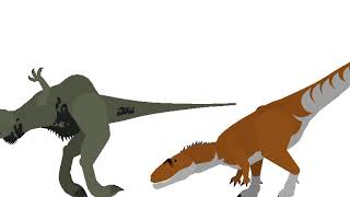 Гиганотозавр против Гиганотозавра Доминона (забыл звуки добавить)