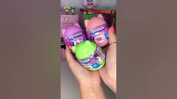 Opening some mystery Squishville Squishmallows!! #asmr #unboxing #asmrtoys #openingtoys #cute #toys