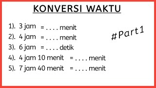 Cara Mudah Konversi Waktu