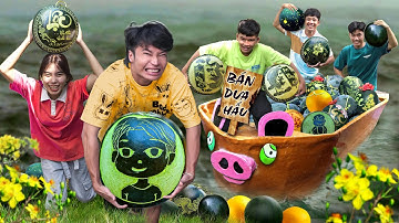 𝐓𝐨𝐧𝐲 | Bán Dưa Hấu Trên Thuyền 🍉 30 Tết Miền Tây