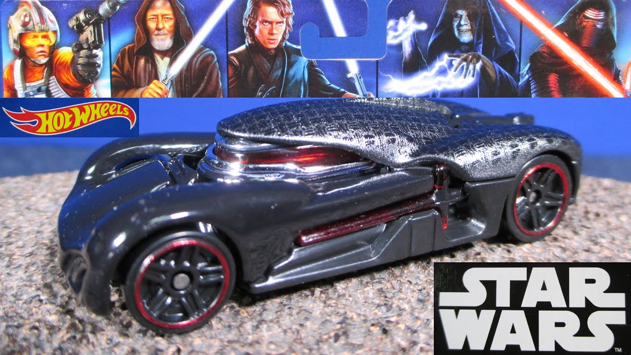Hot Wheels Star Wars Light Side V's Dark Side 5 Pack Cars with Exclusive Model 