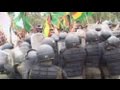 برخورد شدید پلیس بولیوی با معترضان به ساخت بزرگراه برخورد شدید پلیس بولیوی با معترضان به ساخت بزرگراه