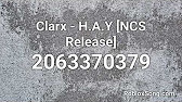 Clarx H A Y Ncs Release Roblox Id Roblox Music Code Youtube - hay niveles roblox id