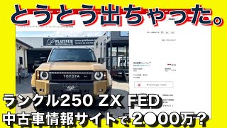 本日のみ値下げ！【未開封•送料込•貴重】ランクル250 2台セット