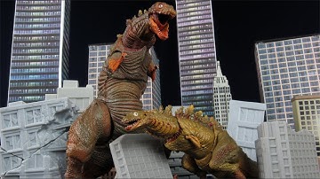 SH MonsterArts Shin Godzilla Forms 2 and 3 Bandai Tamashii Nations Action Figure Review