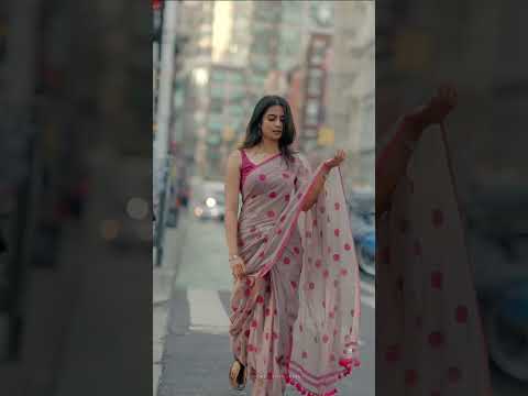Sri gouri Priya photo shoot on sari clips