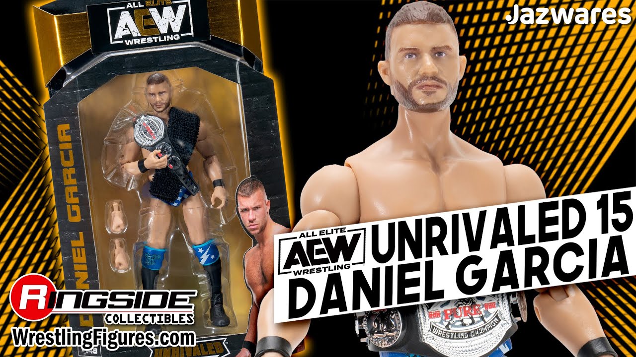 Daniel Garcia - AEW Unrivaled 15 Toy Wrestling Action Figure by