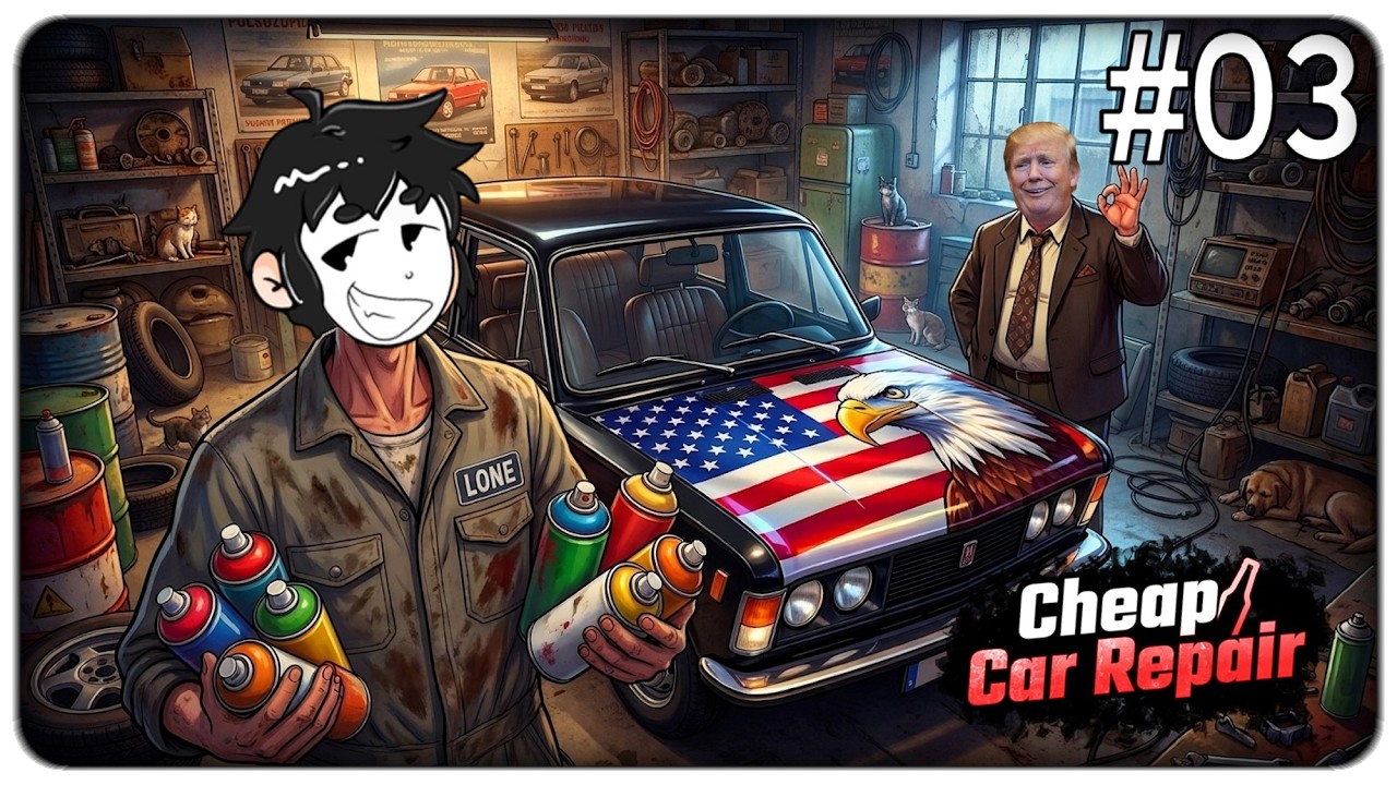 HO TRUFFAT0 MIO CUGINO E GLI HO VENDUTO UNA FINTA AUTO AMERICANA | Cheap Car Repair - ep.03