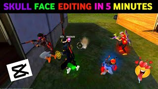 How To Edit Skull Face In Cap Cut 💀 How To Edit Video In Cap Cut 🔥 Edit In 5 Minutes 😨