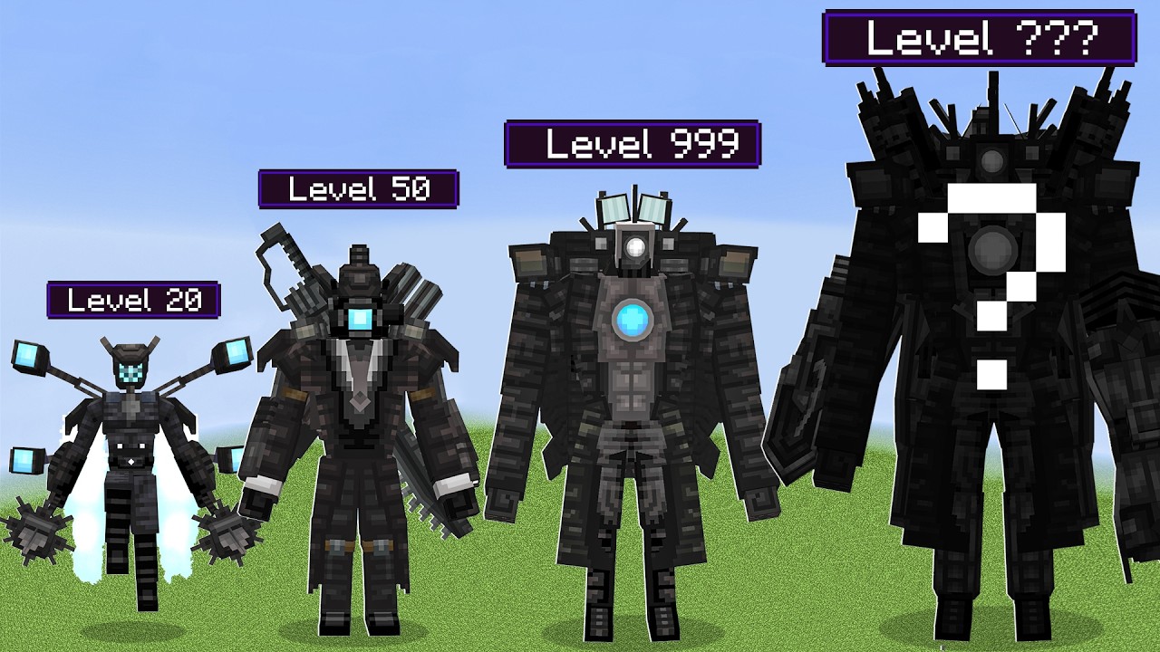 Every Skibidi CAMERAMAN Evolution vs Skibidi Toilets Evolution! in Minecraft!