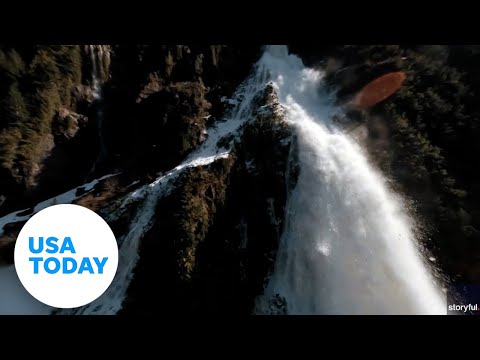 Sound of rumbling avalanche reveals nature's power | USA TODAY