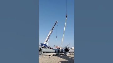 Loading and Unloading Pipes in Laydown Yard #highlights #videoviral#loadingpipes