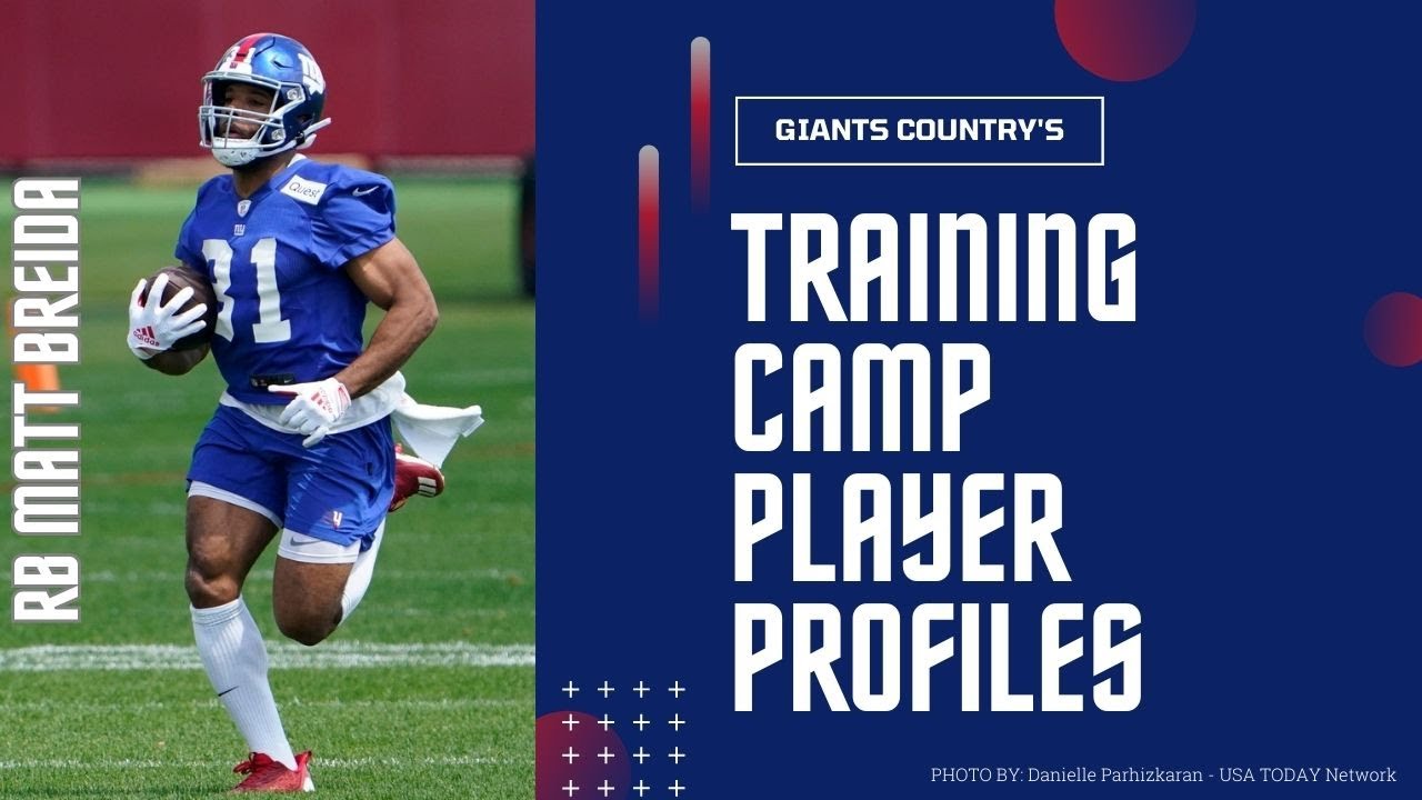 New York Giants 90 man Roster Preview RB Matt Breida YouTube