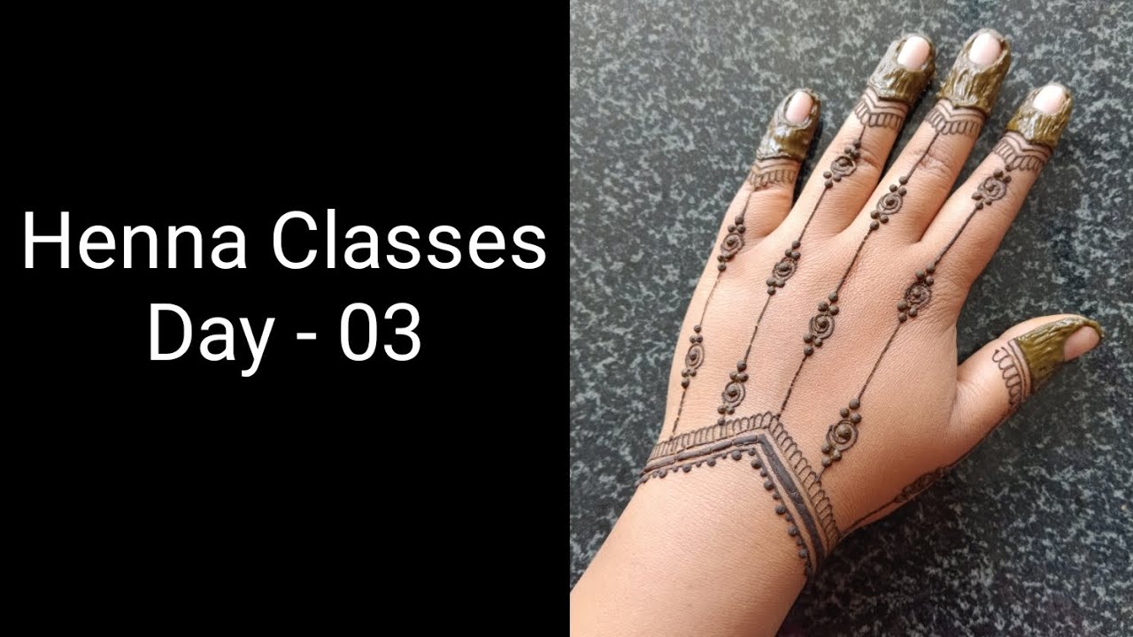Henna classes day - 03 | henna design| making simple mehndi designs| @Urvashi-c9z