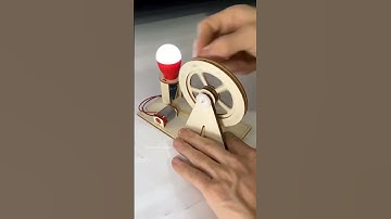 DIY Awesome🤩 mini generator with motor || #shorts #generator #motor