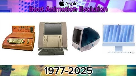 Apple Computers Boot Animation Evolution 1977-2025 #apple #applecomputer #appleevolution #appleevfp