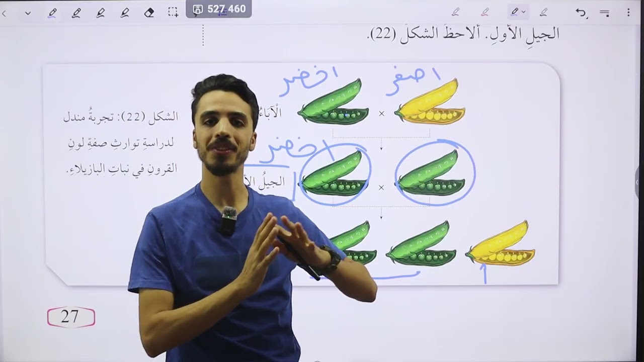 درس الوراثة علوم ثامن - الجزء الأول - الأستاذ عزالدين القواسمي