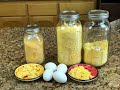 Dehydrating and Freeze Drying Eggs for Long Term Storage