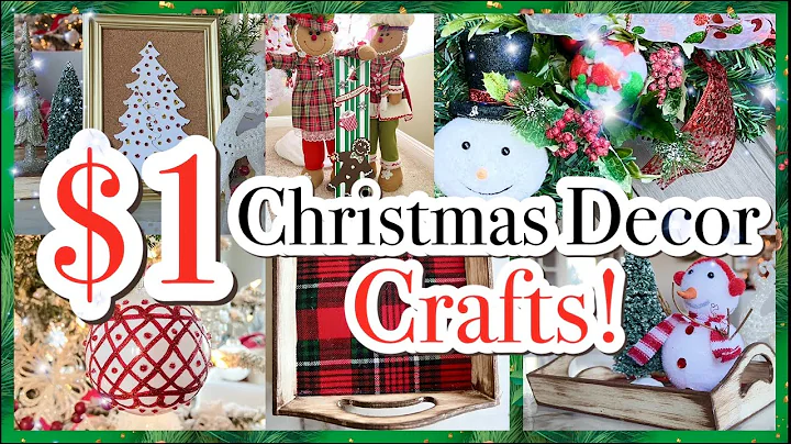 DOLLAR TREE CHRISTMAS DIY DECOR CRAFTS & IDEAS FOR 2021!!