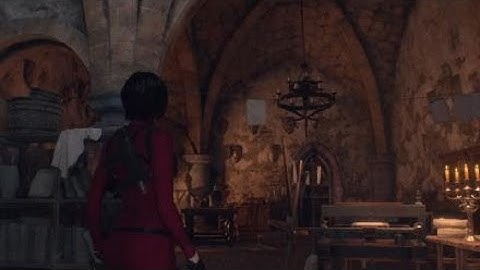 Resident Evil 4 Separate ways Walkthrough part 12 Ada saves Luis from fire