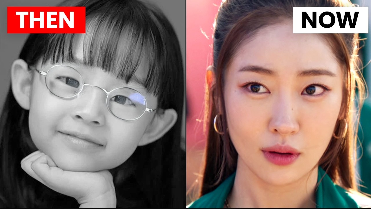 Squid Game Cast Childhood Photos vs NOW