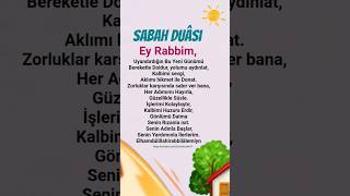 Sabah Duas Hayrl Sabahlar gzelszler