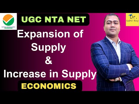 Expansion of Supply vs. Increase in Supply | Dr. Sahil Roy