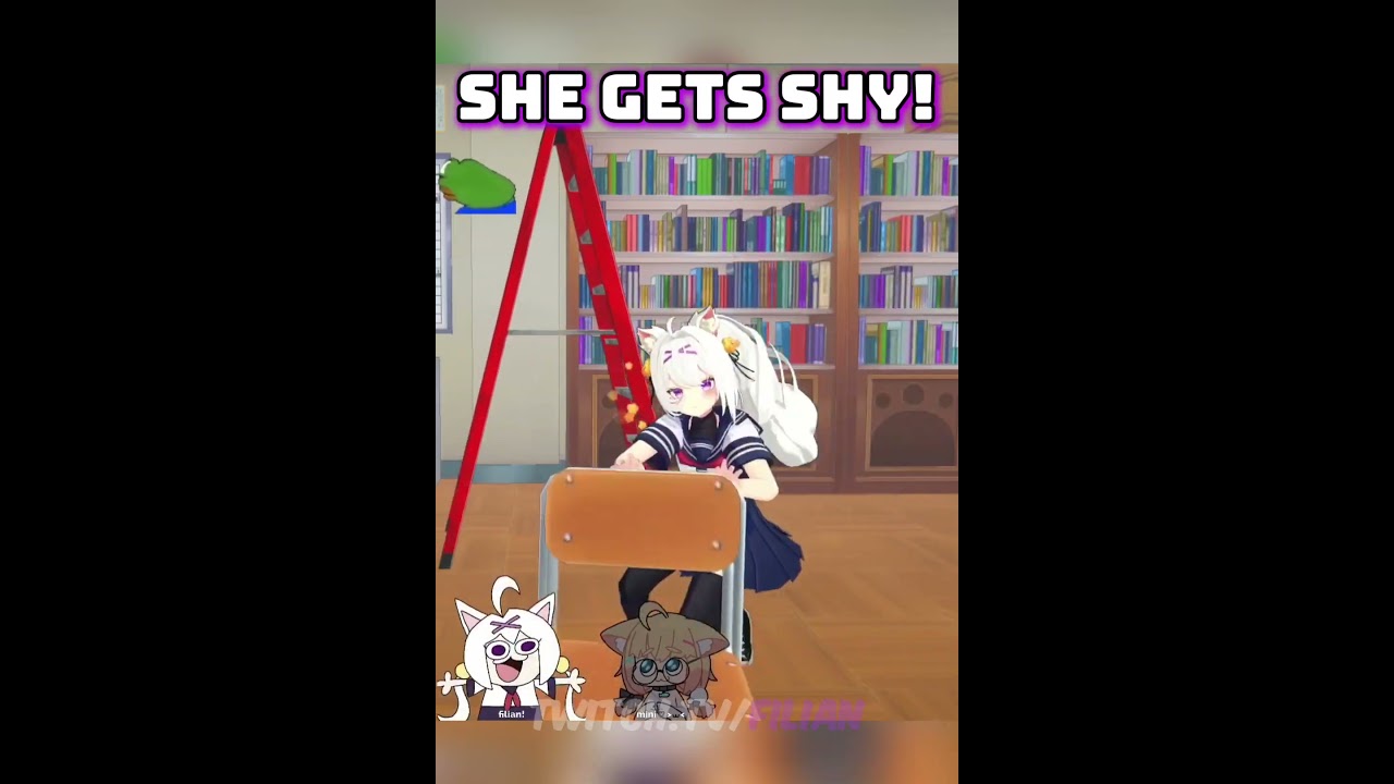 She Gets Shy!