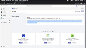 Installing the Slide Cart Fast Install Snippet