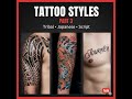 Types of Tattoos Explained | Part 3 | Beginner Guide #Tattoo#TattooArtist