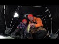 Maggy goes ice fishing (She is so Cute!)