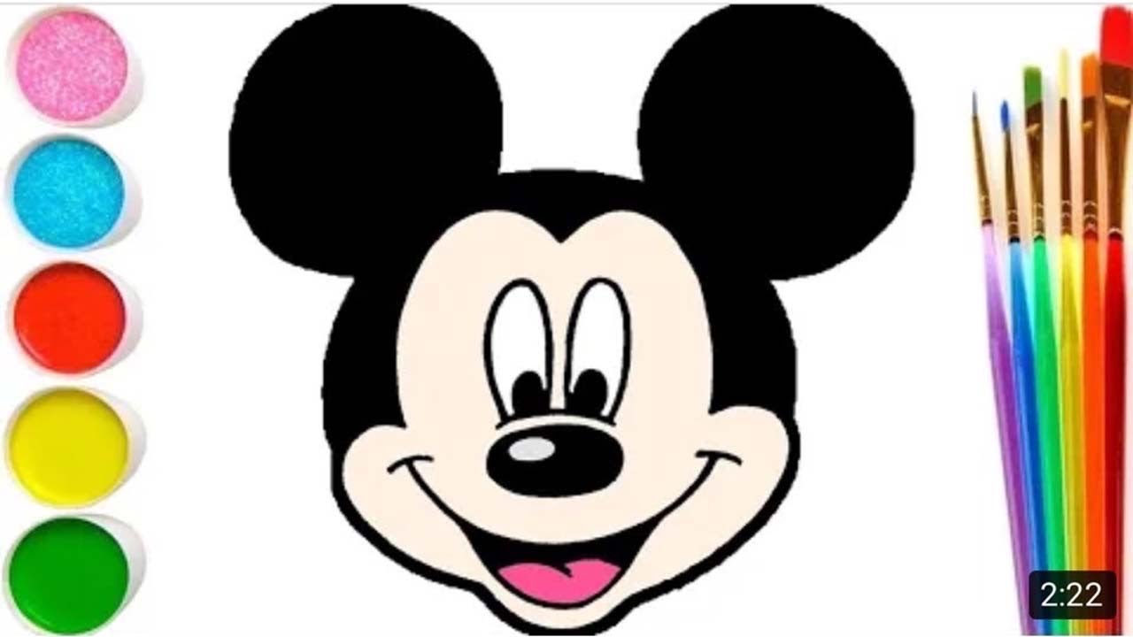Bolalar uchun Miki Maus rasm chizish | Mickey Mouse drawing for kids -  thptnganamst.edu.vn